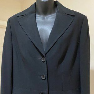 Ann Taylor Black Tapered Blazer  ~  Size 12
